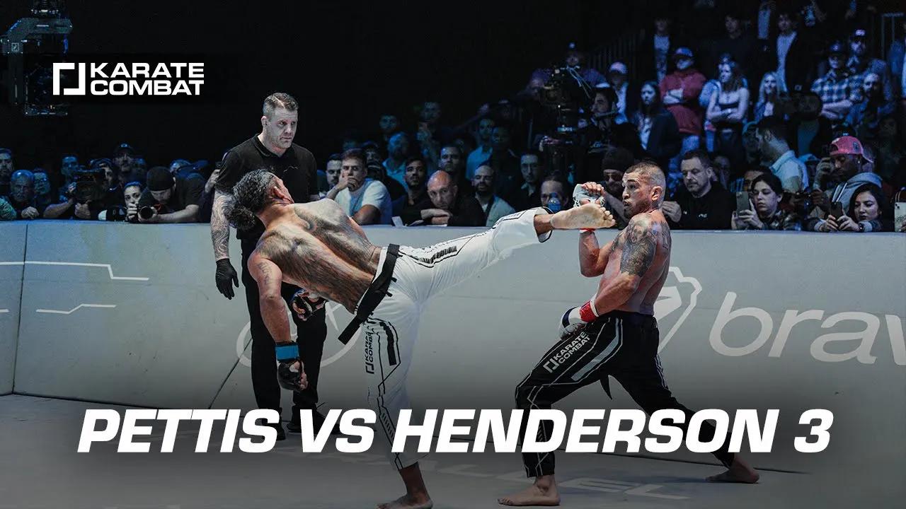 ANTHONY PETTIS vs BENSON HENDERSON 3 | *Full Fight* | Karate Combat 43