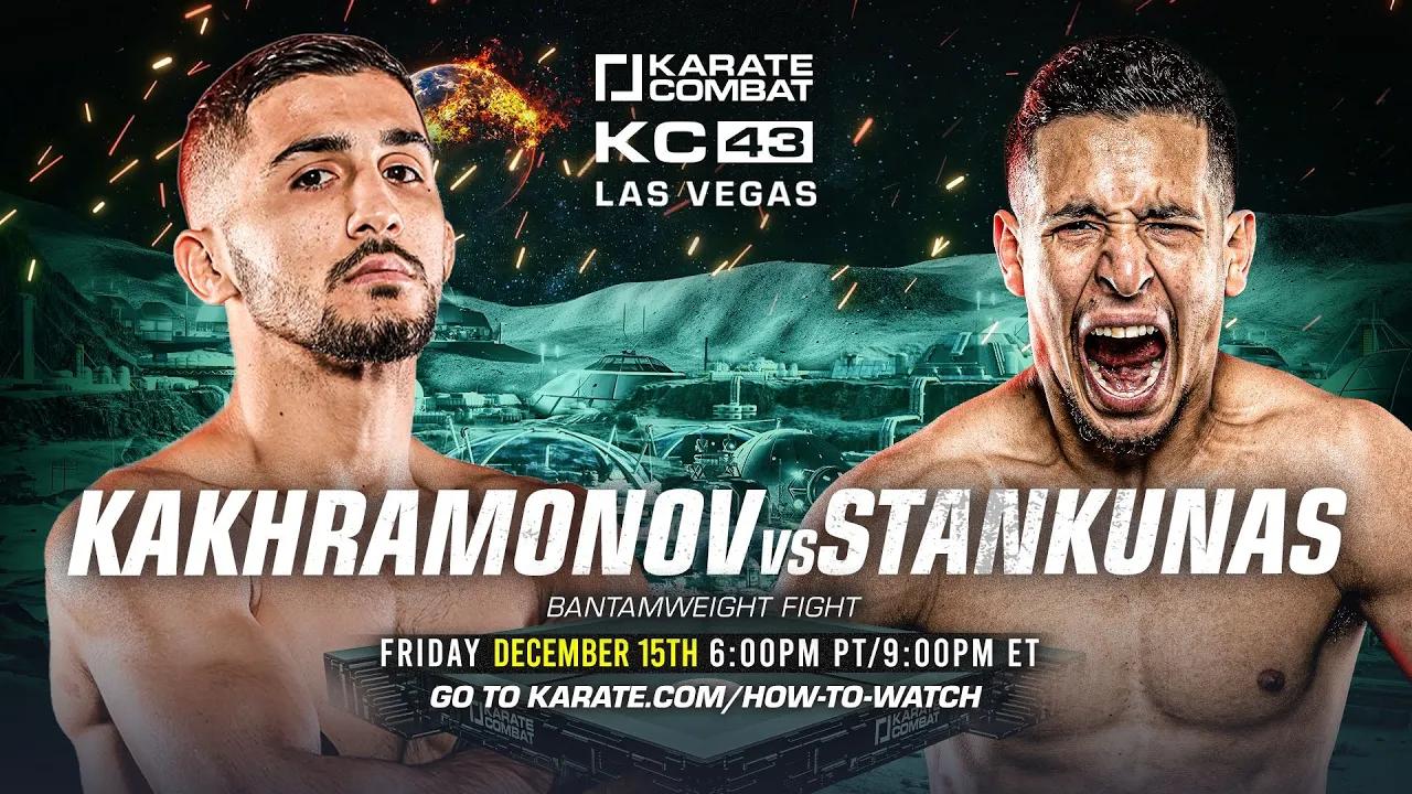 Saidyokub Kakhramonov vs Gabriel Stankunas | *Full Fight* | Karate Combat 43