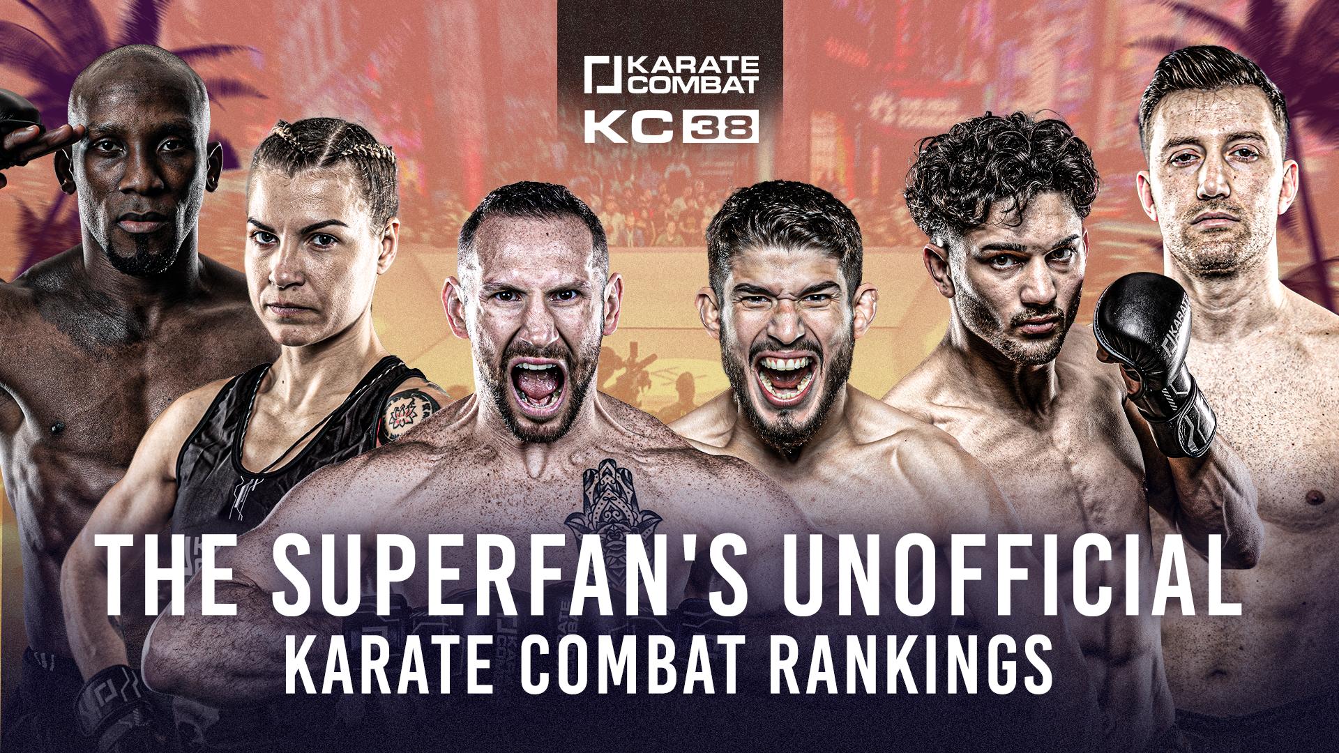 The Superfan's Unofficial Karate Combat Rankings - Post-KC38 Update